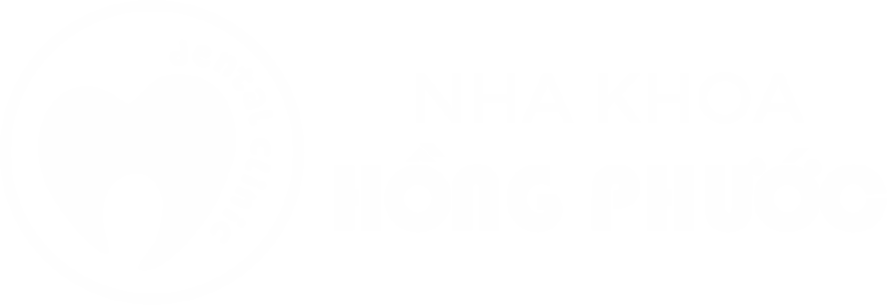 logo nha khoa hong phuoc white