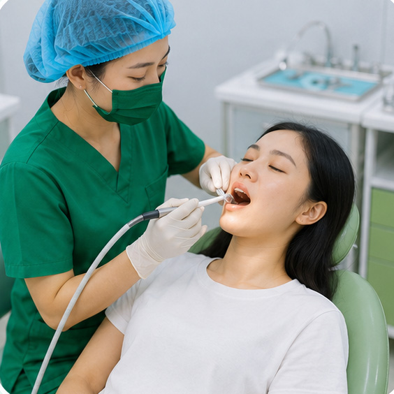Quy trình cạo vôi răng