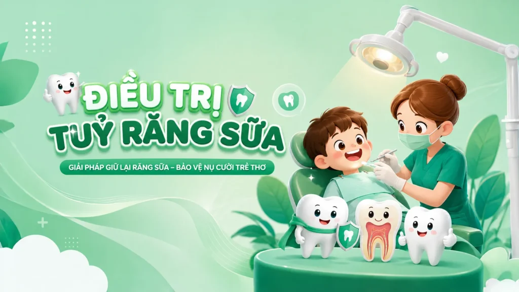 điều trị tủy răng sữa