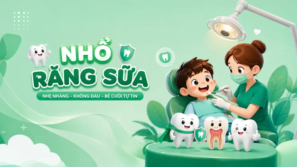 Nhổ răng sữa