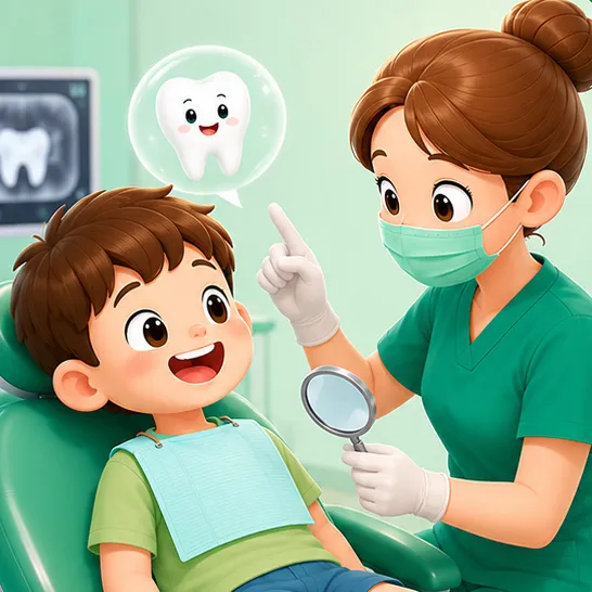 Quy trình trám răng sữa