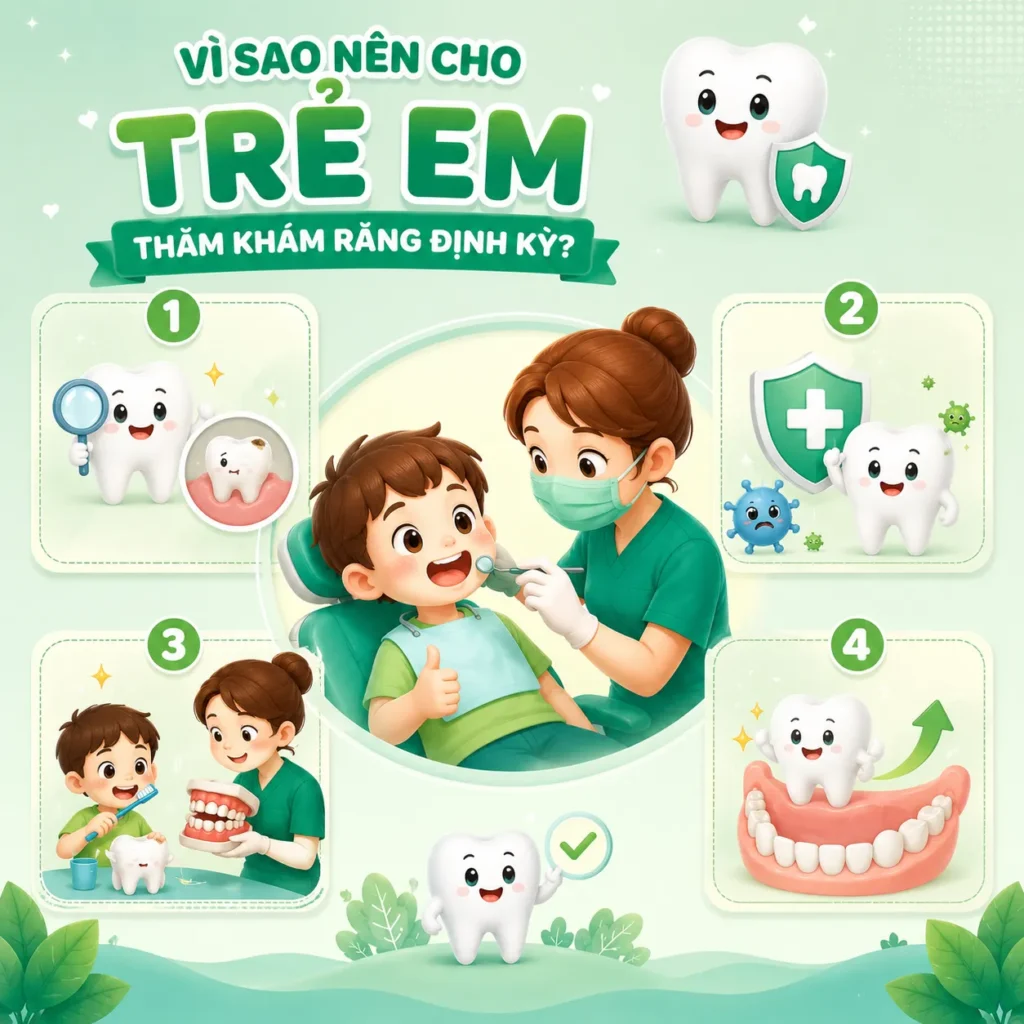 Vì sao nên cho trẻ đi thăm khám định kỳ