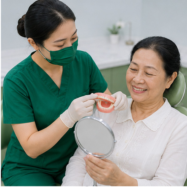 Quy trình phục hình tháo lắp