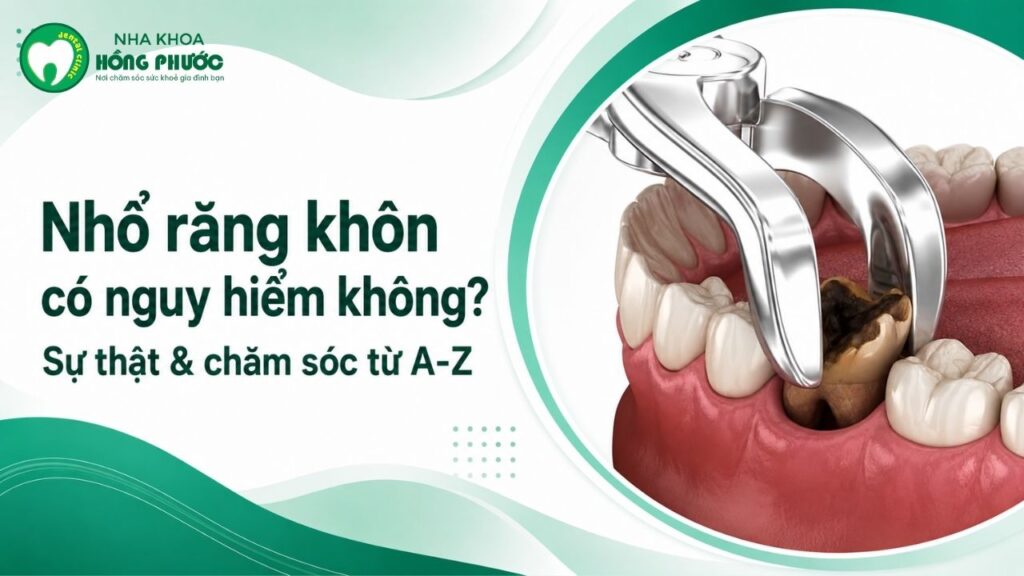 Nhổ răng khôn có nguy hiểm không?